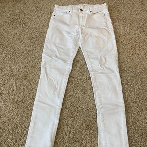 Banana Republic Skinny Ankle Jeans Size 25 White